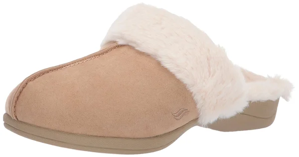 PowerStep Luxe Orthotic Slippers (Taupe) Women's Shoes