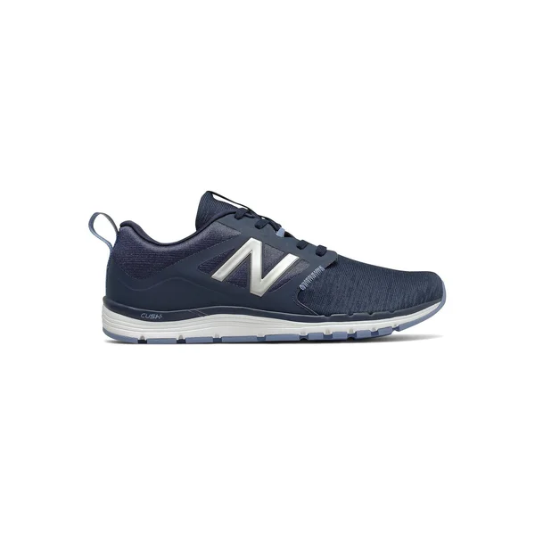 New Balance Women's 577v5 Training Shoes - Navy/Silver (Size 10)