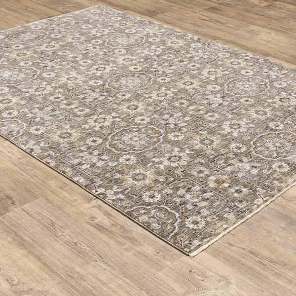 Oriental Weavers 6&7x22 x 9&6x22 Grey Maharaja 532D Area Rug