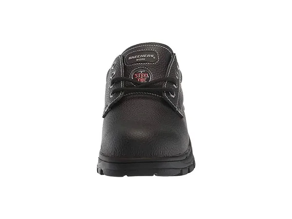 Skechers Men's Work Workshire Tydfil Steel Toe Shoe, Black