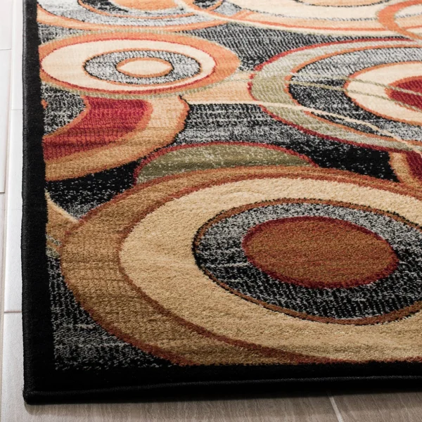 Safavieh Lyndhurst LNH225B 2&3x22 x 10&0x22 Runner Black - Multi Area Rug