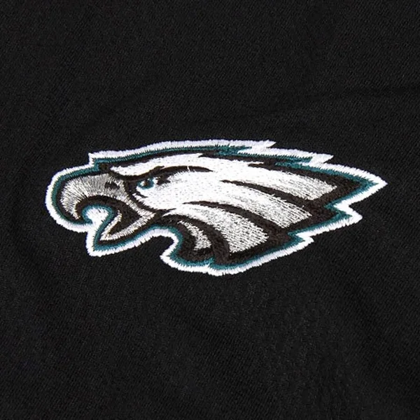 Antigua Philadelphia Eagles Black Pique Xtra-Lite Polo Size: Small