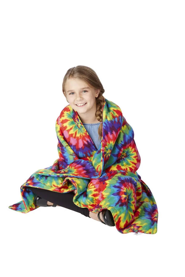 Abilitations Fleece Weighted Blanket - Small, Multi Color