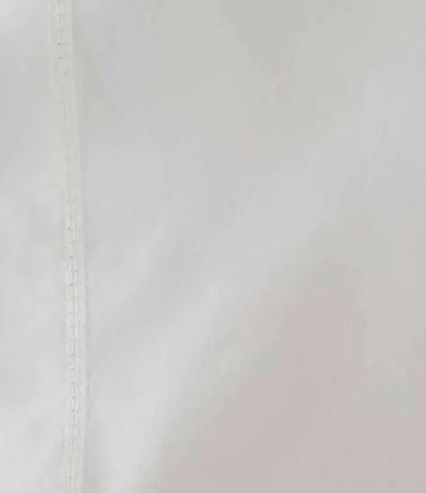 Vera Wang Solid Cotton Percale Sheet Set, King - White