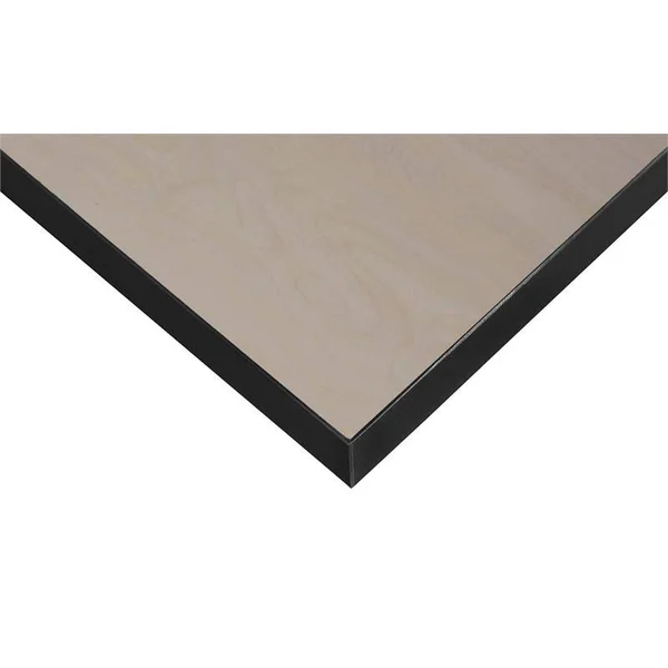 Structure 60x22 x 30x22 Training Table with Modesty Panel- Maple/Black