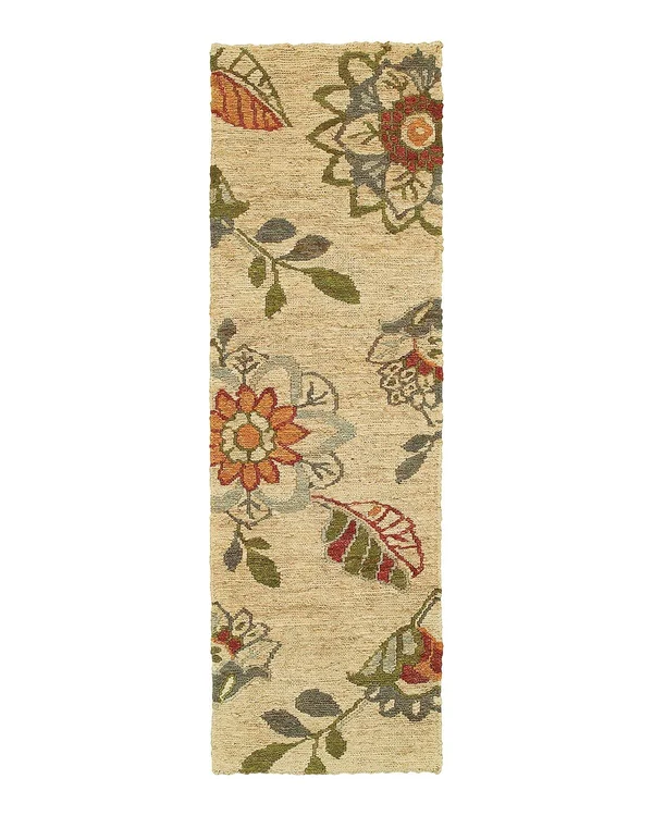 Tommy Bahama Valencia 57709 2&6x22 x 8&0x22 Runner Beige, Multi Area Rug
