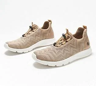 Spenco Orthotic Mesh Slip-On Sneaker - Chelsea - Size 8 Medium, Light Taupe