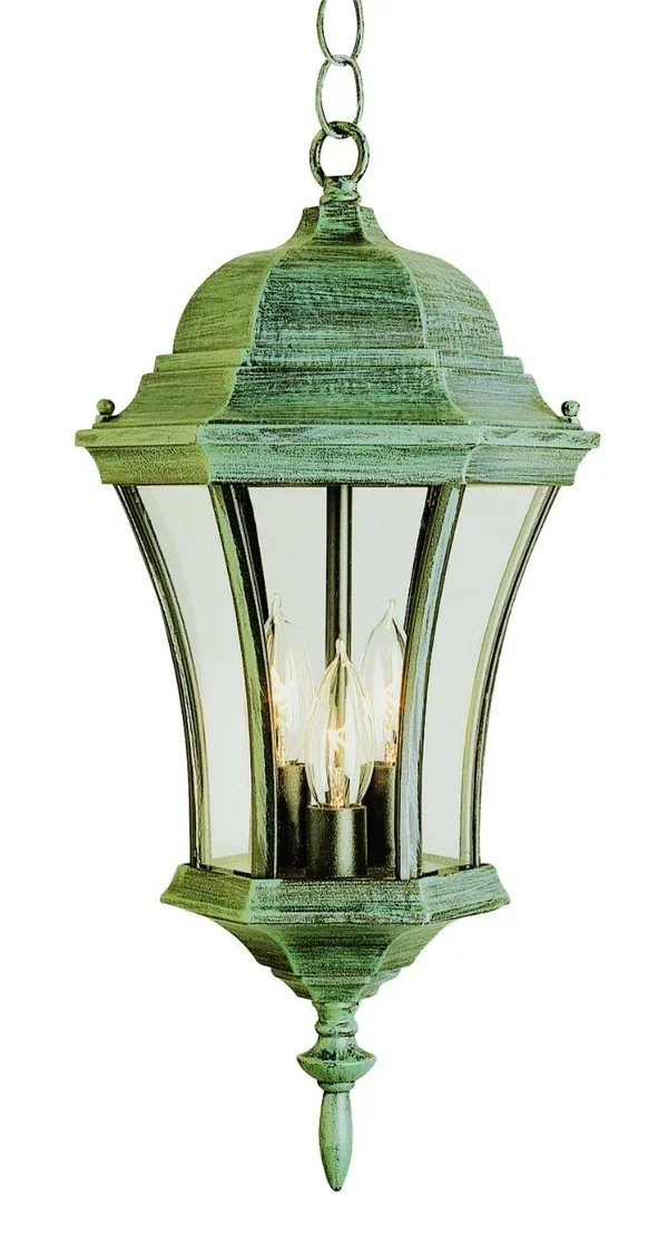 Trans Globe Lighting 4505 BK 3 Light Hanging Lantern in Black
