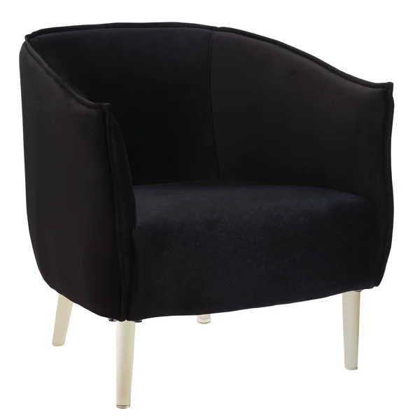 Furniture of America Natalya Contemporary Accent Chair by FOA - Black