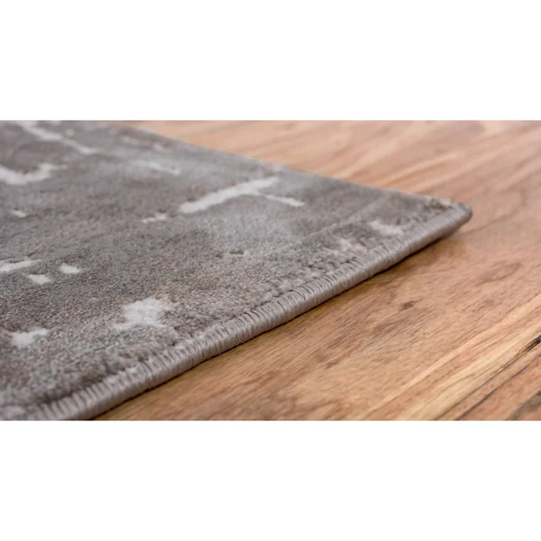 Jill Zarin Uptown Lexington Avenue Gray Area Rug, Size: 9& x 12&