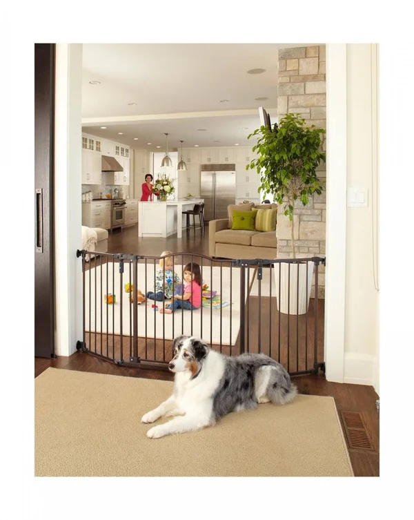 North States Deluxe Decor Gate, Bronze
