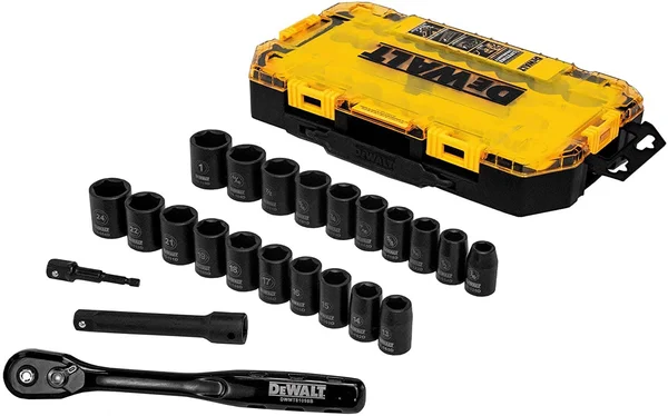 DeWalt DWMT74739 23 Piece 1/2x22 Drive Combination Impact Socket Set