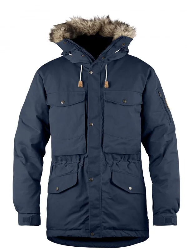 Fjallraven Singi Down Jacket Blue - Mens G-1000 Down Jacket, Size XL - Color Storm