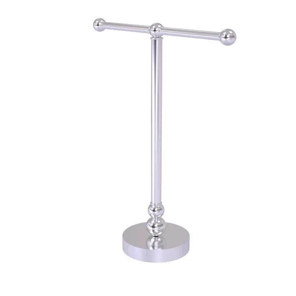 Allied Brass Vanity Top 2 Arm Guest Towel Holder - Satin Chrome BL-52