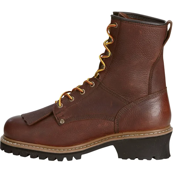 Gravel Gear Men's 8inch Logger Work Boots - Brown - Size 9 Wide