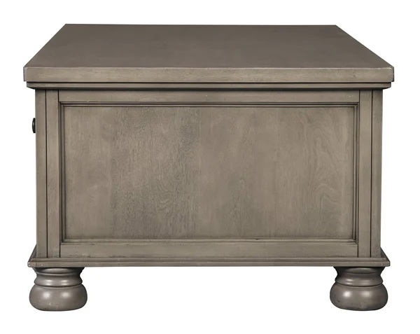 Signature Design by Ashley Lettner Rectangular Cocktail Table - Gray