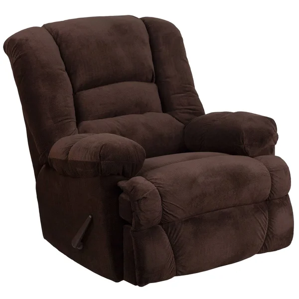 Flash Furniture WM-9830-800-GG Dynasty Contemporary Microfiber Rocker Recliner - Chocolate