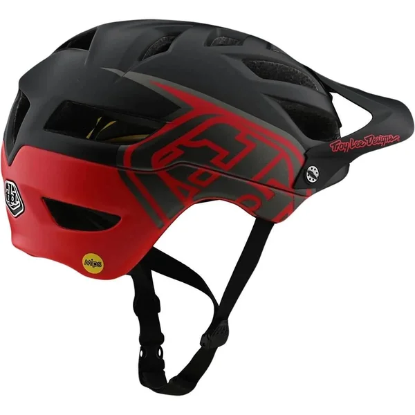 Troy Lee Designs A1 MIPS Classic Bike Helmet Black/White, Xs