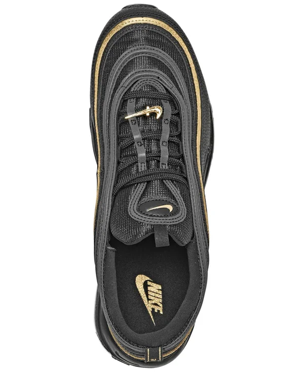 Nike Men's Air Max 97 Casual Shoes DC2190 - 7.5 - Black