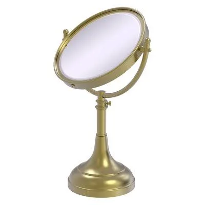 Beresford Table Mirror Charlton Home Finish: Satin Brass, Magnification: 4X