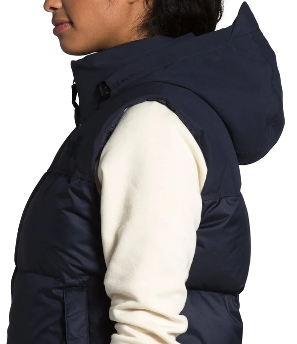 The North Face Eco Nuptse Vest - Women's L Marron Purple/Root Brown