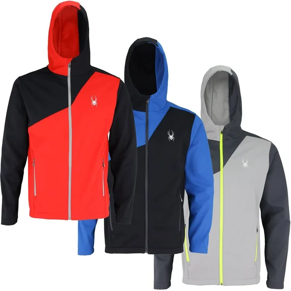 Spyder Mens Zip-Up Jacket, S, Red
