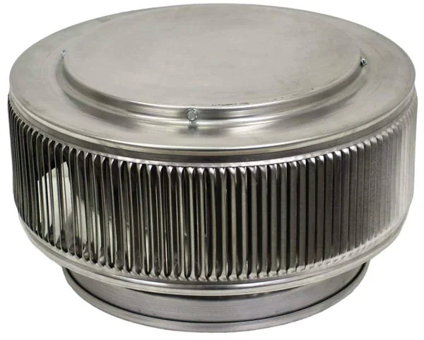 Aura PVC Vent Cap 10 inch Diameter (Mill Finish)