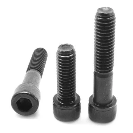 5/16 inch-18 x 4 1/2 inch (PT) Coarse Thread Socket Head Cap Screw Alloy Steel Black Oxide Pk 25 - Men's