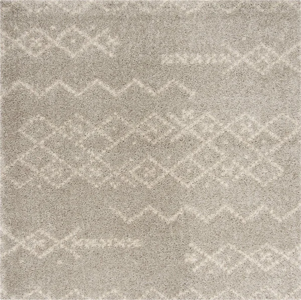 Safavieh Arizona Shag ASG745D 5&1x22 x 7&6x22 Grey - Ivory Area Rug