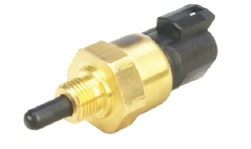 Gems Sensors 240805 CAP-300 Reliable Coolant Level Sensor - Wet Source, Brass Stem, Integral 3-Pin Deutsch DT04-3P Connector, M12