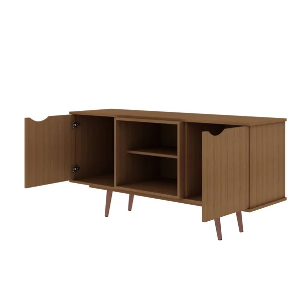 Manhattan Comfort 18PMC5 Hampton 53.54 TV Stand - Maple Cream