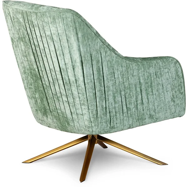 Elle Decor Jolie Swivel Lounge Chair Seaglass Blue