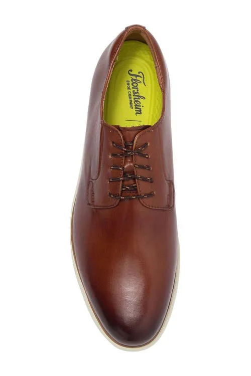 Florsheim Fuel 5 Eye Plain Toe Oxford 10.5 Men's Scotch