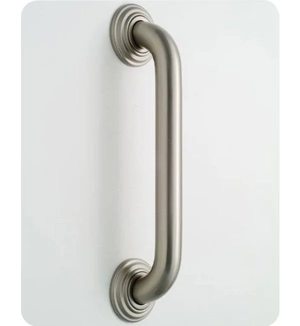 Jaclo 2512-WH 12x22 Deluxe Grab Bar with Traditional Round Flange White