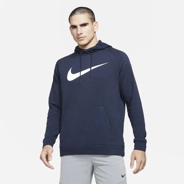 Nike Dri-Fit Men's Pullover Training Hoodie in Blue - Size: 4XL, CZ2425-451