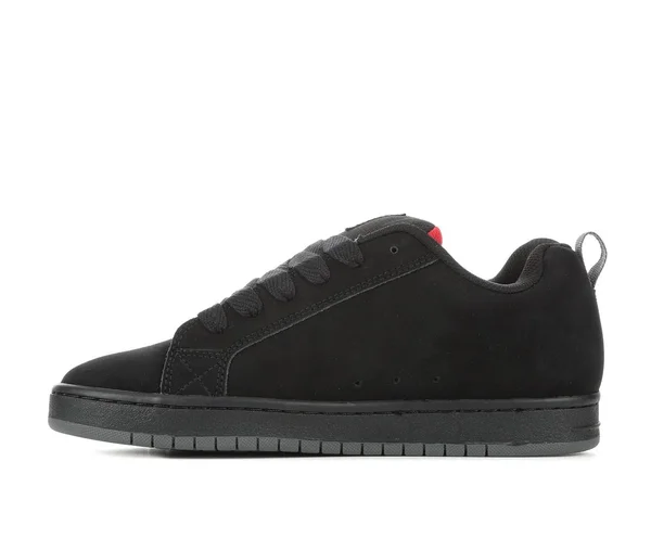 DC Court Graffik Men's Skate Shoes Black/Red Print : 12 D - Medium
