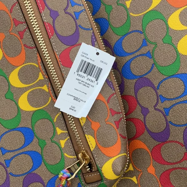 Coach Bags - Coach Backpack Large Rainbow Multicolor, Color: Brown/Yellow, Size: Large, Marlenis_1973's Closet