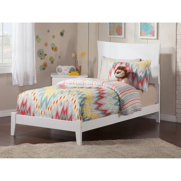 Atlantic Furniture Metro White Twin Bed
