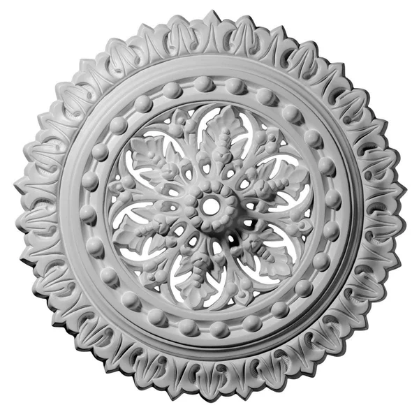 18 1/2x22OD x 7/8x22ID x 1 1/2x22P Sellek Ceiling Medallion (Americana Crackle)