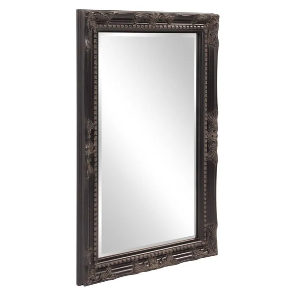 Allan Andrews Queen Ann Rectangular Black Mirror (Size)