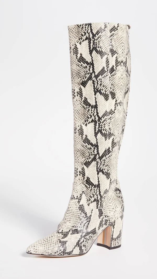 Sam Edelman Hai Boots Black/Nude 9