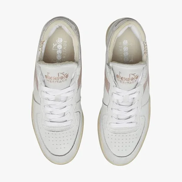 Diadora Mi Basket Row Cut White
