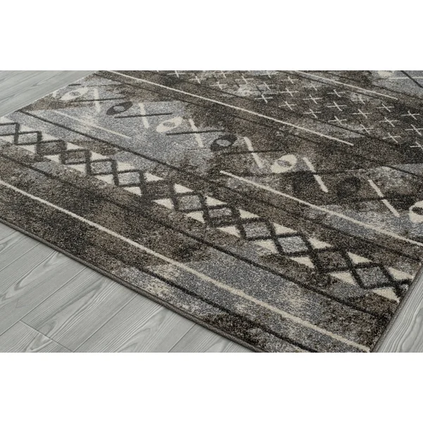Amer Caribe CAR-5 3&5x22 x 5&6x22 Walnut Area Rug
