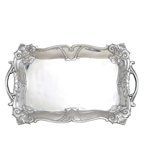 Arthur Court Designs Fleur-de-lis Rectangle Tray