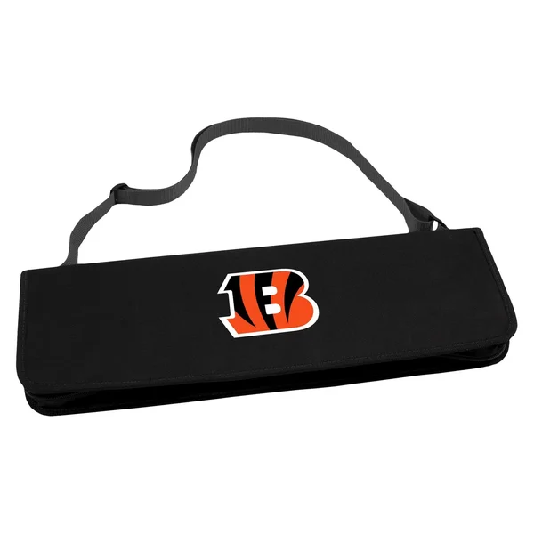 Picnic Time Black Cincinnati Bengals Metro BBQ Tote