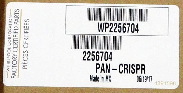 Whirlpool 2256704 Crisper Pan