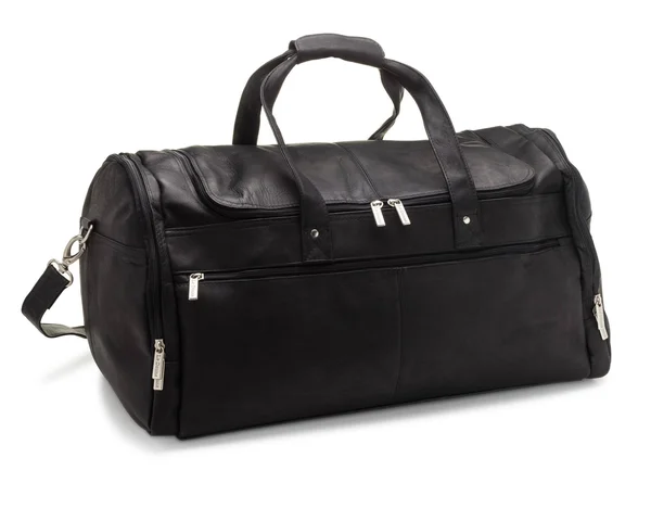 Le Donne Leather 22x22 Voyager Duffel Black