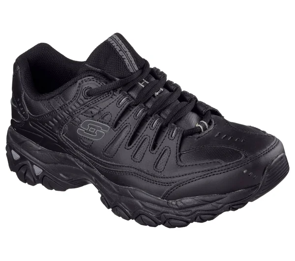 Men's Skechers After Burn Memory Fit Reprint, Size: 11, Black
