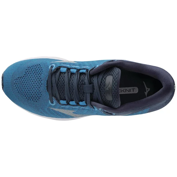 Mizuno Wave Rider Waveknit 3 Men's Running Shoe Blue Size 11.5