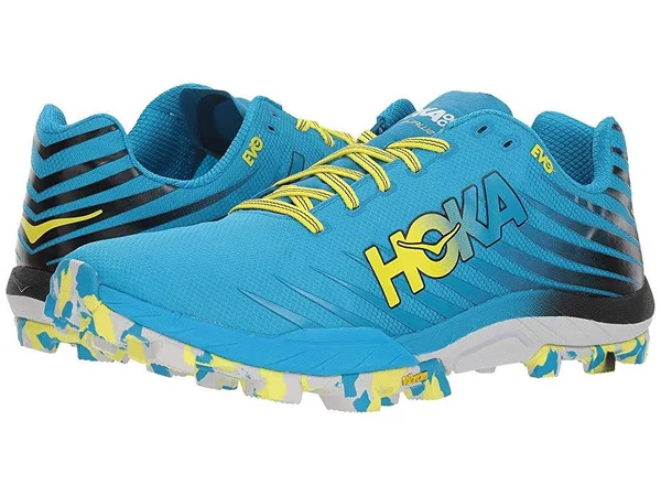 Hoka One One Evo Jawz (Cyan/Citrus) Men's Running Shoes